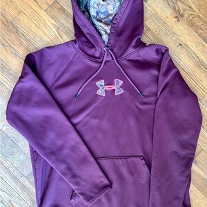 Under Armour Burgundy Camo Hoodie